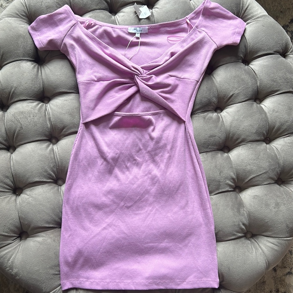 Ruby and jenna lavender mini dress